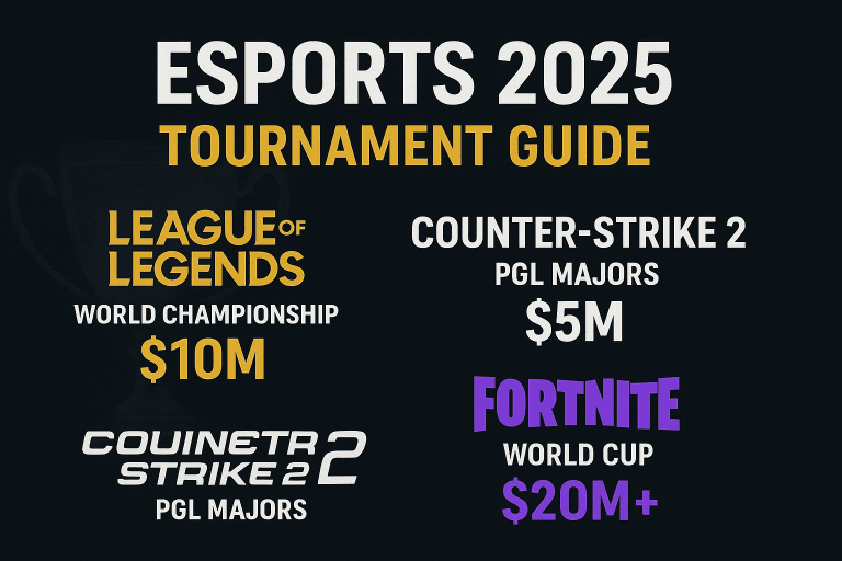 Esports 2025 Tournament Guide – Popular Games & Prize Pools