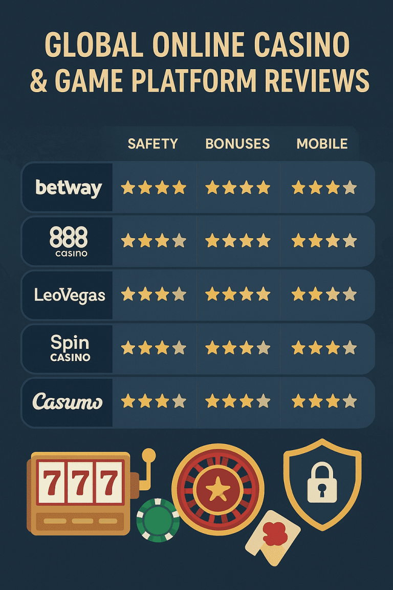 Global Online Casino & Game Platform Reviews – Safety & Bonuses