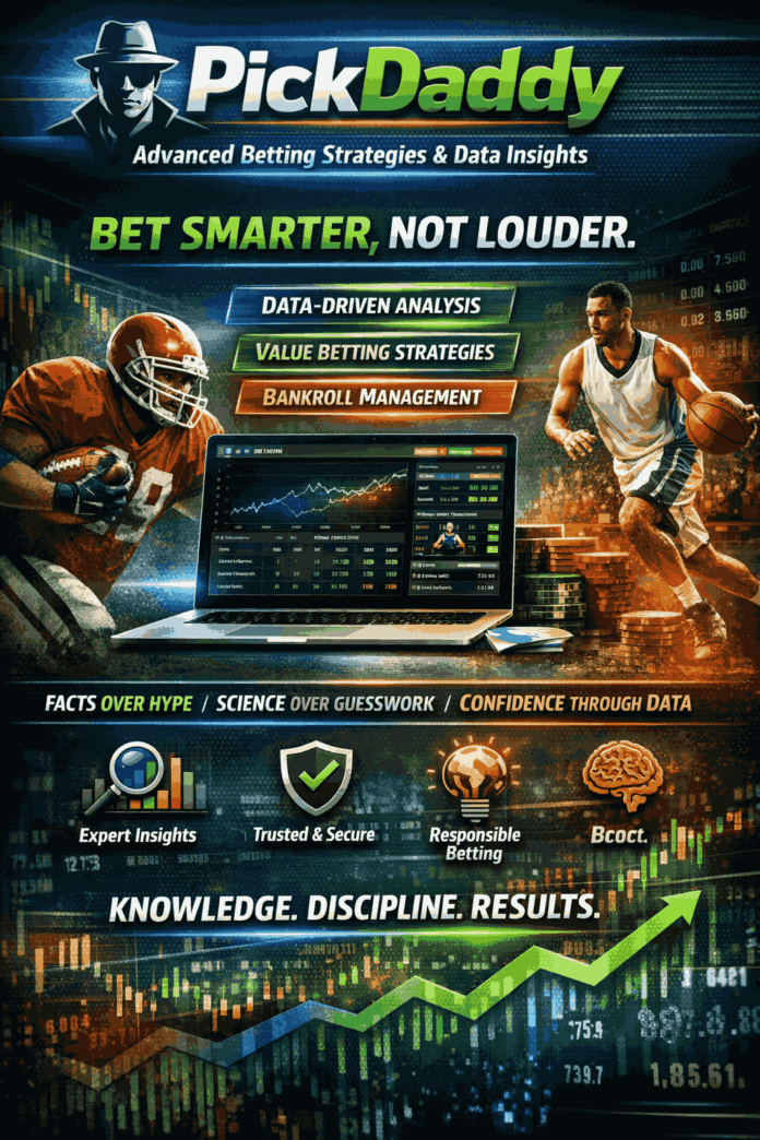 PickDaddy — Advanced Betting Strategies & Data Insights