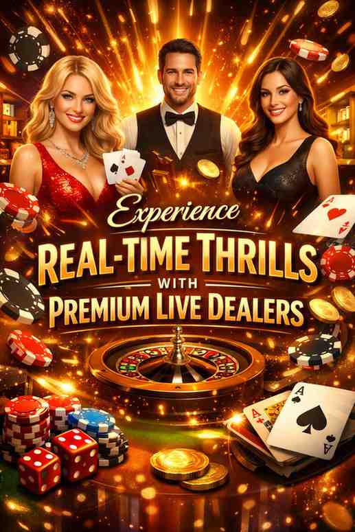 Experience Real-Time Thrills with Premium Live Dealers