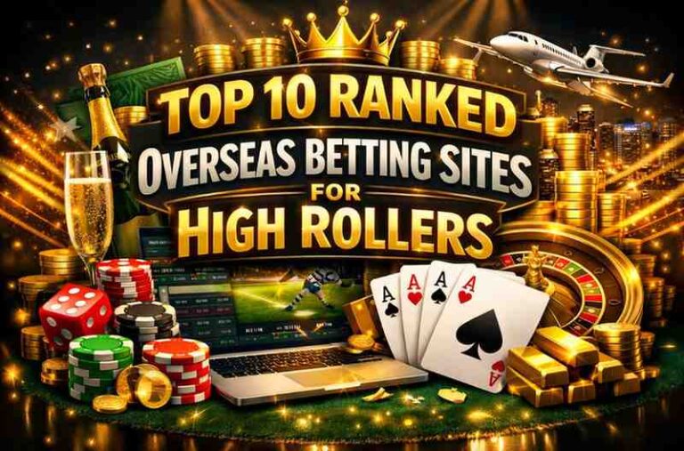 Top 10 Ranked Overseas Betting Sites for High Rollers