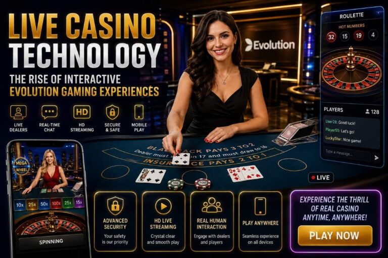 Live Casino Technology — The Rise of Interactive Evolution Gaming Experiences