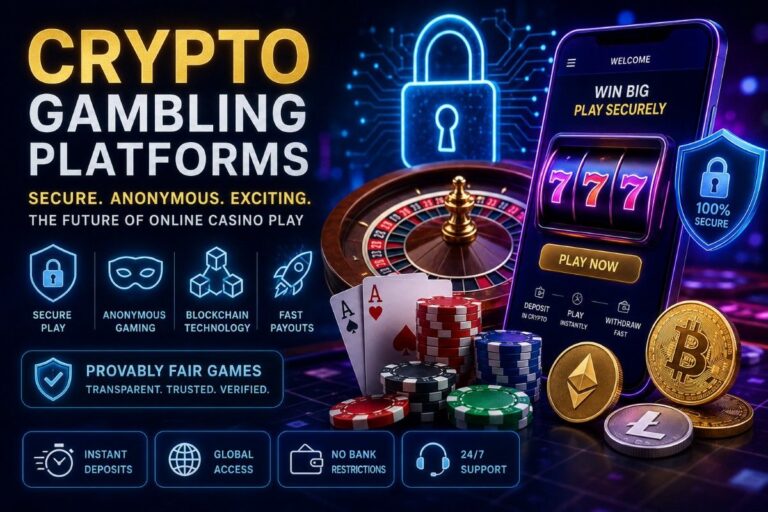 Crypto Gambling Platforms Offering Secure and Anonymous Casino Play