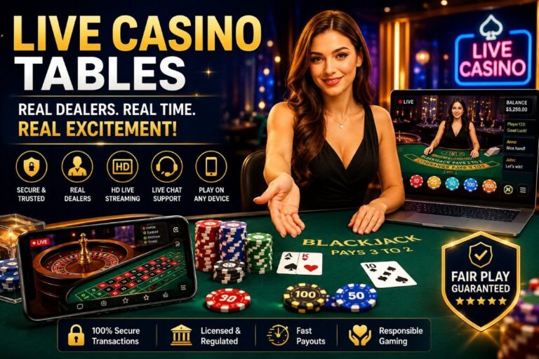 Why Live Casino Tables Are Becoming the First Choice for Players
