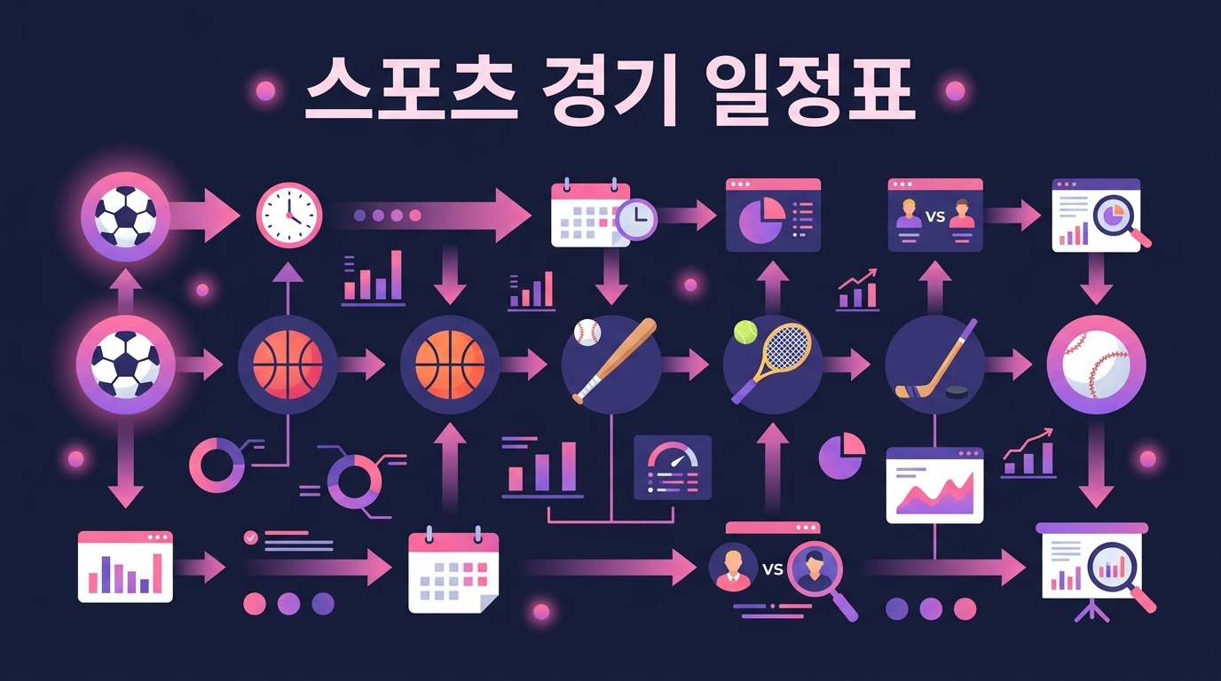 스포츠 경기 일정표