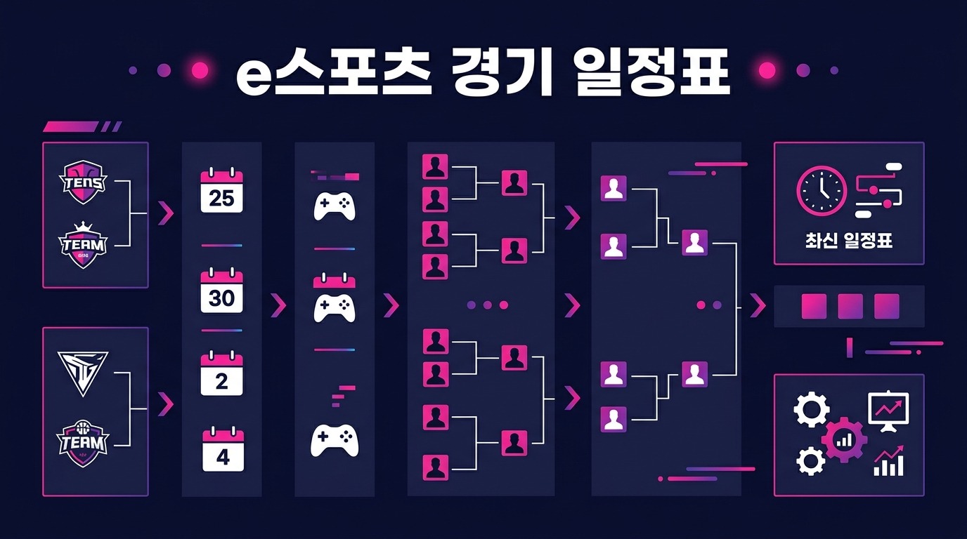 e스포츠 경기 일정표